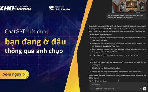 ChatGPT biết được bạn đang ở đâu thông qua ảnh chụp