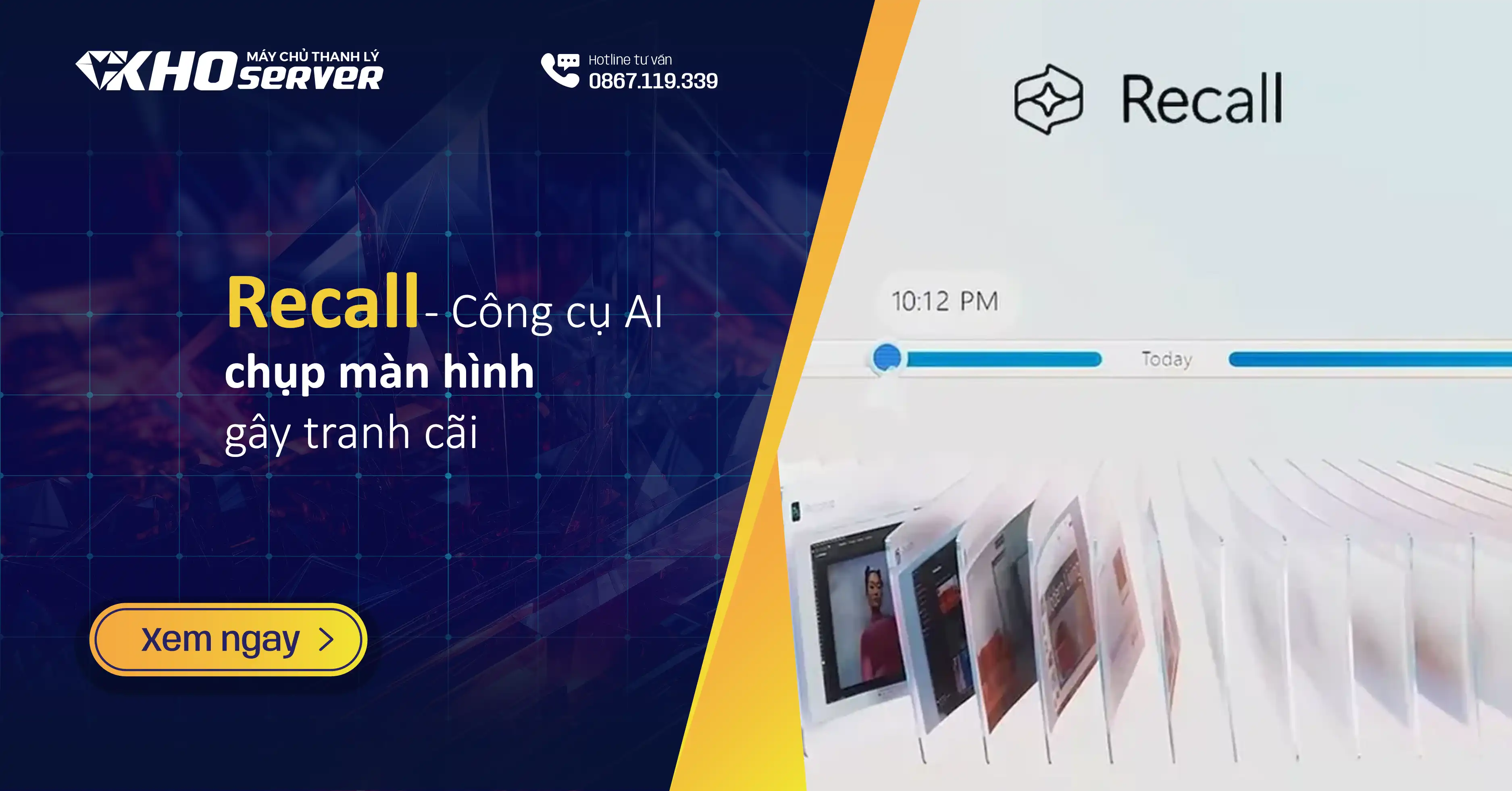 Recall - Công cụ AI chụp màn hình gây tranh cãi