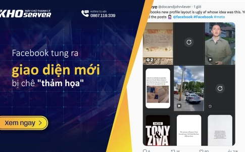 Facebook tung ra giao diện mới bị chê "thảm họa"