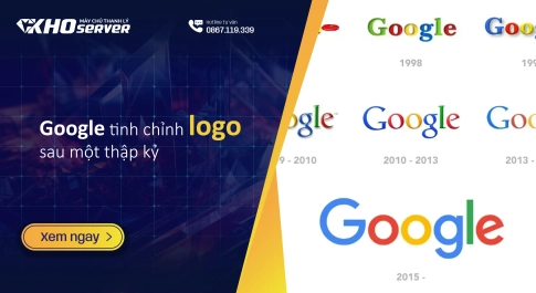 Google tinh chỉnh logo sau một thập kỷ