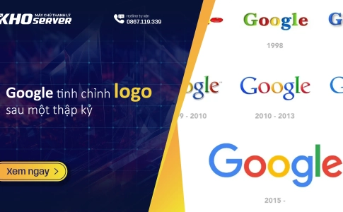 Google tinh chỉnh logo sau một thập kỷ
