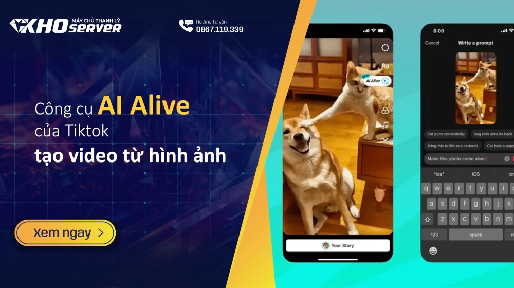 Công cụ AI Alive của Tiktok tạo video từ hình ảnh Công cụ AI Alive của Tiktok tạo video từ hình ảnh