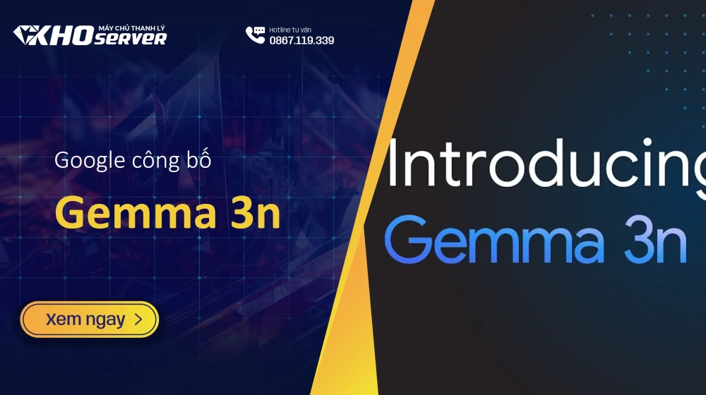 Google công bố Gemma 3n Google công bố Gemma 3n