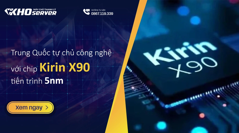 Trung Quốc tự chủ công nghệ với chip Kirin X90 tiến trình 5nm đầu tiên do Huawei sản xuất Trung Quốc tự chủ công nghệ với chip Kirin X90 tiến trình 5nm đầu tiên do Huawei sản xuất