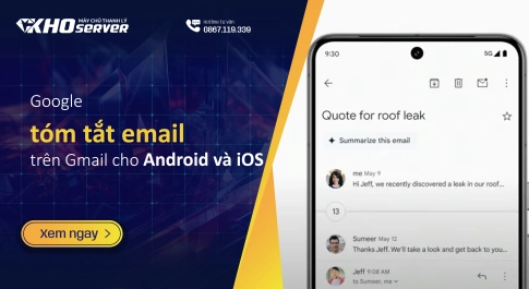 Google tóm tắt email trên Gmail cho Android và iOS 