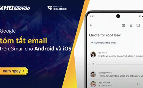 Google tóm tắt email trên Gmail cho Android và iOS 