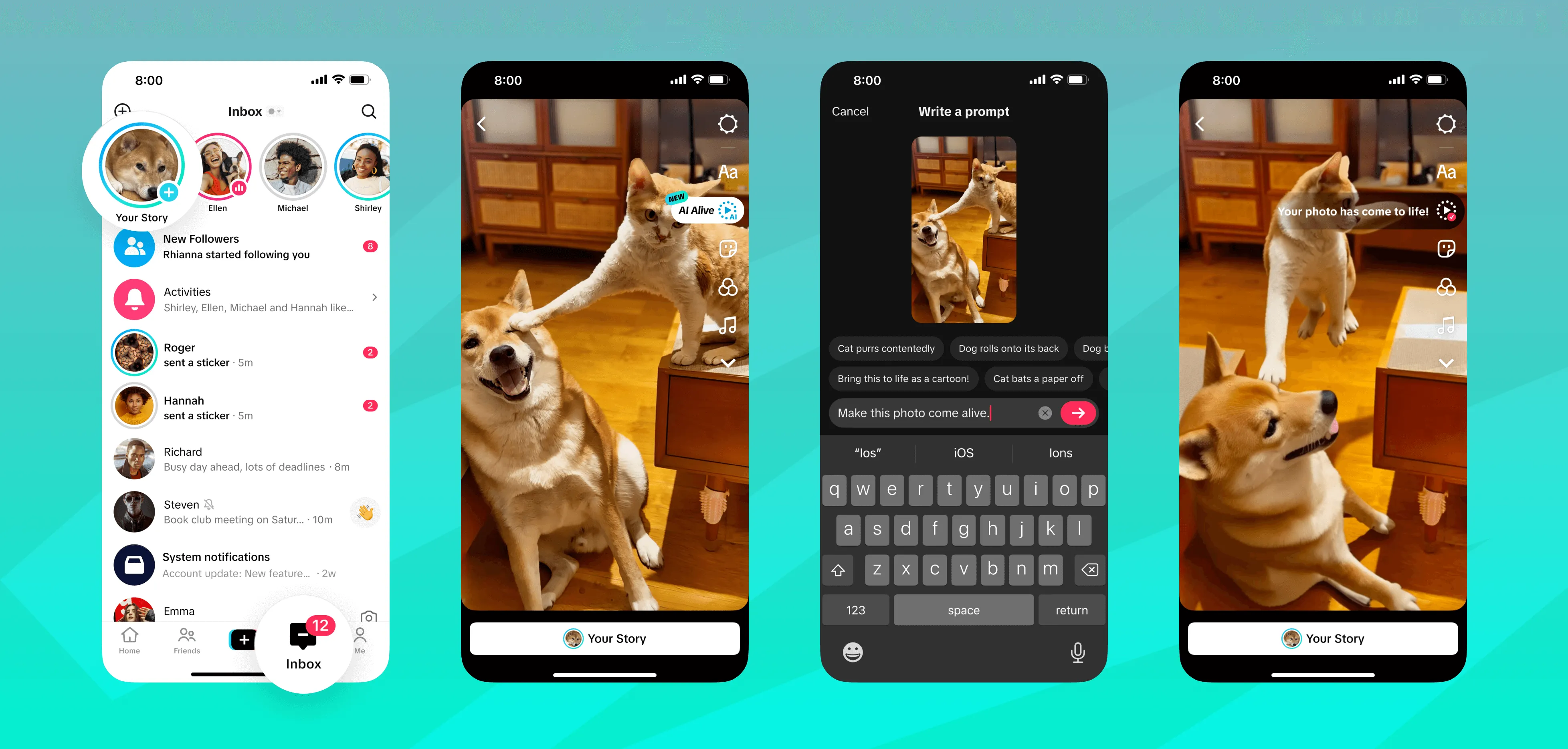 Công cụ AI Alive của Tiktok tạo video từ hình ảnh