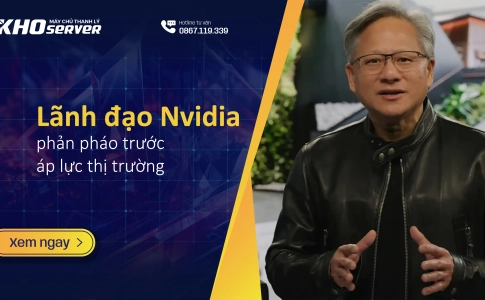 Lãnh đạo Nvidia phản pháo trước áp lực thị trường