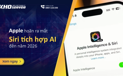 Apple hoãn ra mắt Siri tích hợp AI đến năm 2026