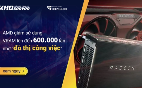 AMD giảm sử dụng VRAM đến 600.000 lần nhờ “đồ thị công việc”