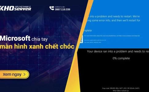 Microsoft chia tay màn hình xanh chết chóc