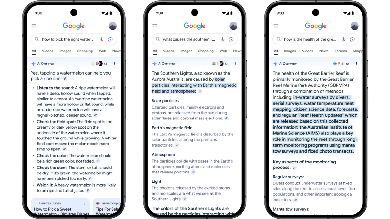 Google Search đang "giữ khách" của các website
