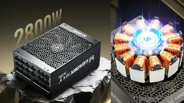 Leadex 2800W Titanium - Bộ nguồn cung cấp điện cho 4 GPU