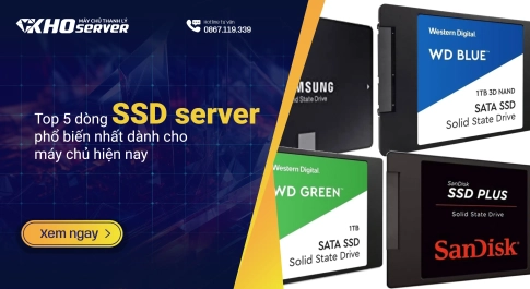 Top 5 dòng SSD server phổ biến nhất dành cho máy chủ hiện nay