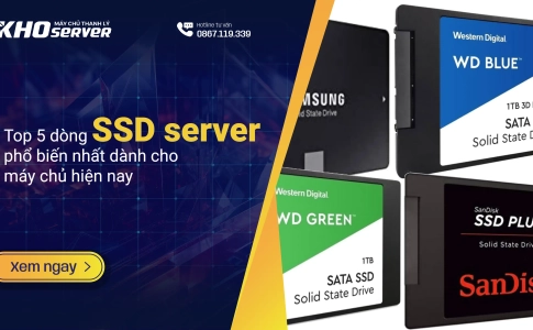 Top 5 dòng SSD server phổ biến nhất dành cho máy chủ hiện nay