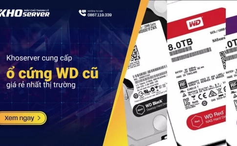 Khoserver cung cấp ổ cứng WD cũ giá rẻ nhất thị trường