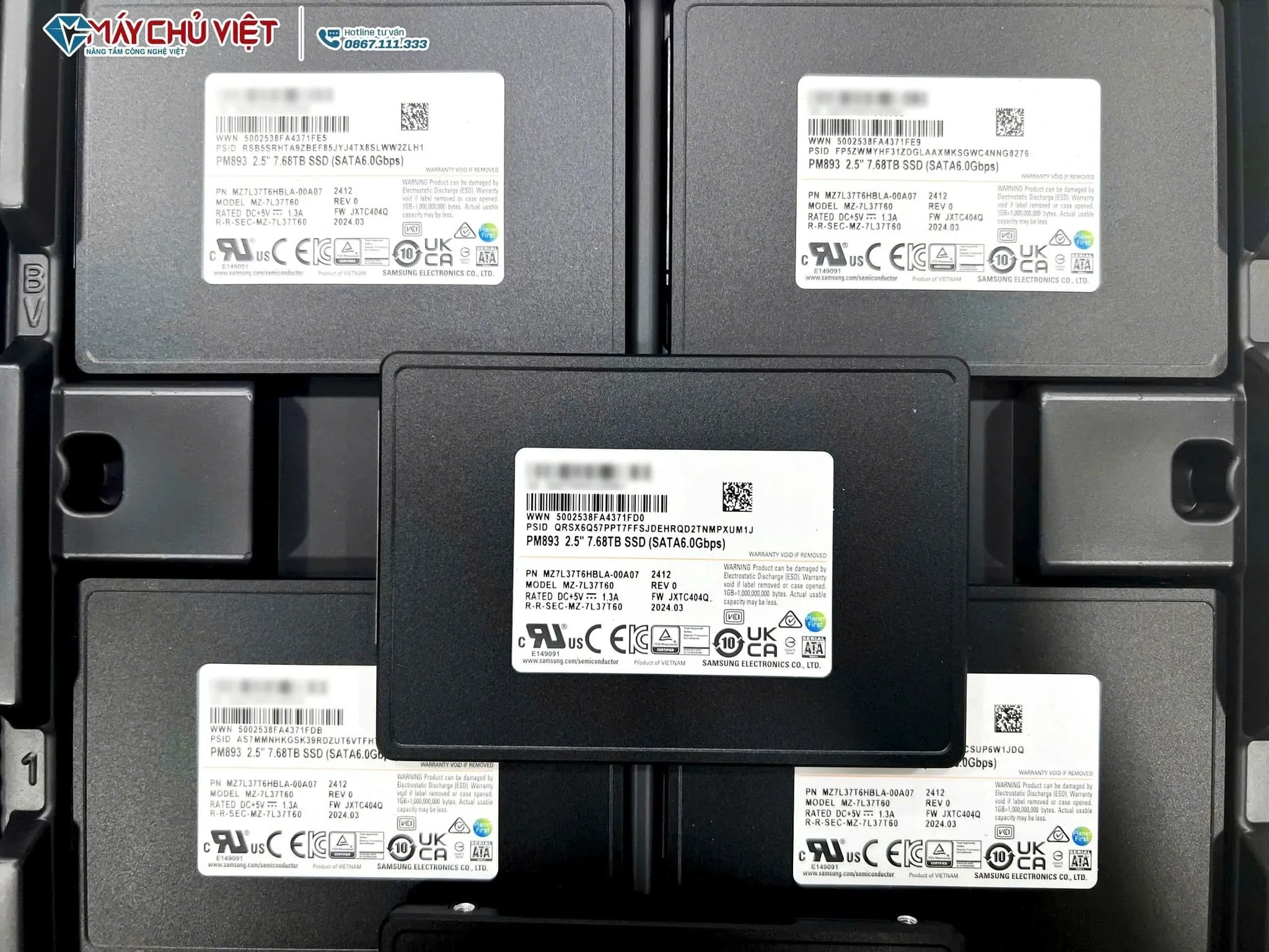 Mua SSD máy chủ Samsung PM893 thanh lý tại Khoserver Mua SSD máy chủ Samsung PM893 thanh lý tại Khoserver