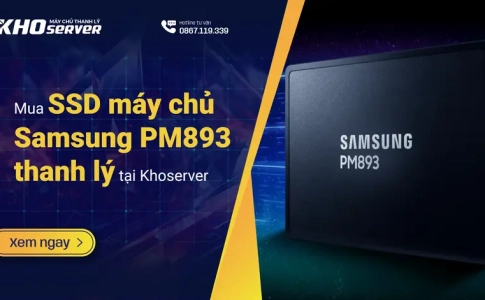 Mua SSD máy chủ Samsung PM893 thanh lý tại Khoserver Mua SSD máy chủ Samsung PM893 thanh lý tại Khoserver