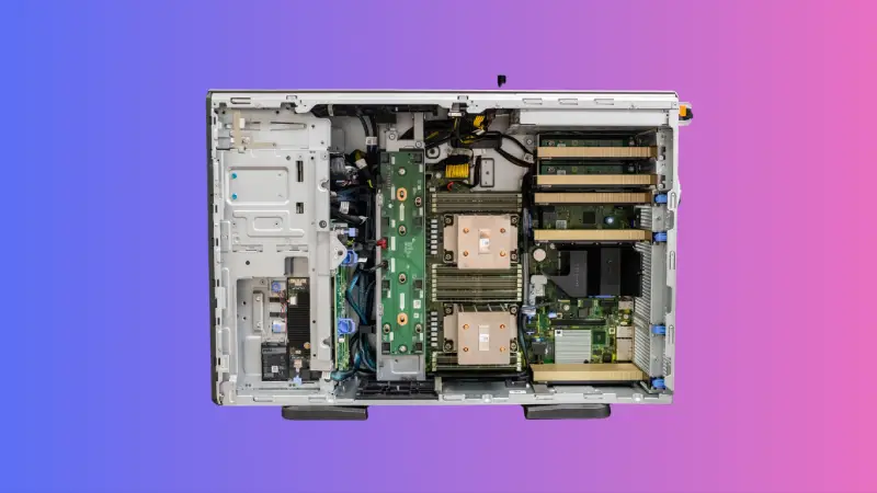 Cận cảnh linh kiện hiệu năng cao bên trong Dell PowerEdge T560