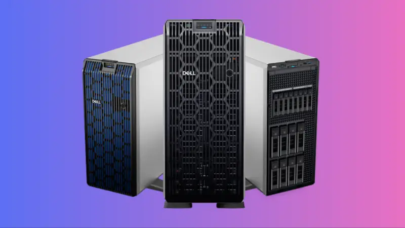 Máy Chủ Dell PowerEdge T560 thiết kế tower hiện đại cho doanh nghiệp