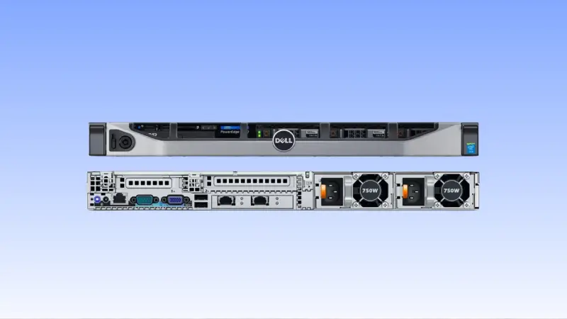 Máy chủ Dell R630 1U nhỏ gọn chuyên chạy ảo hóa mật độ cao