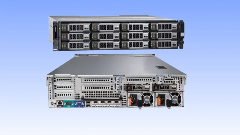 Máy chủ Dell R730 thanh lý 2U bền bỉ tối ưu cho lưu trữ dữ liệu lớn