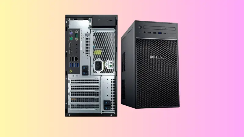 Server Dell T40 thanh lý nhỏ gọn, phù hợp triển khai tại văn phòng doanh nghiệp