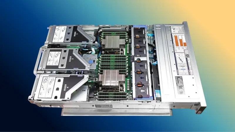 Máy chủ Dell R750xs thanh lý với thiết kế chắc chắn và hiệu năng cao