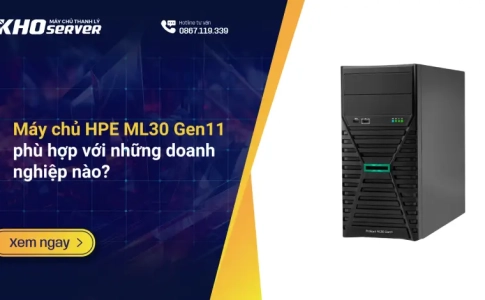 Máy chủ HPE ML30 Gen11 phù hợp với những doanh nghiệp nào?