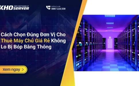 Cách Chọn Đúng Đơn Vị Cho Thuê Máy Chủ Giá Rẻ Không Lo Bị Bóp Băng Thông