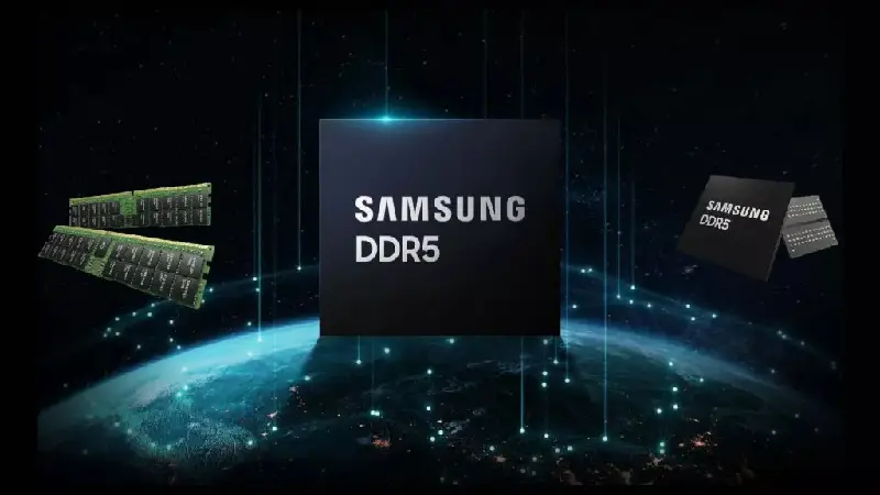 Công nghệ chip nhớ trên RAM Samsung DDR5 giúp tăng băng thông và giảm độ trễ
