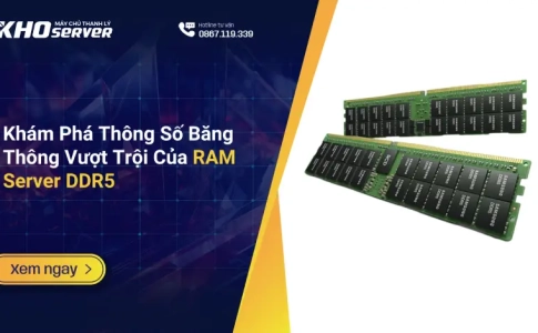 Khám Phá Thông Số Băng Thông Vượt Trội Của RAM Server DDR5