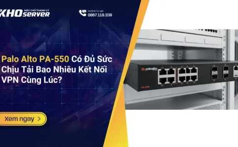 Palo Alto PA-550 Có Đủ Sức Chịu Tải Bao Nhiêu Kết Nối VPN Cùng Lúc