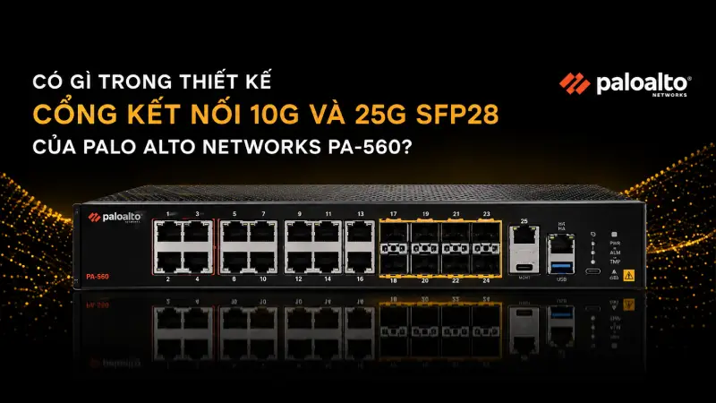 Thiet ke cong 10G va 25G SFP28 toi uu cho ket noi toc do cao