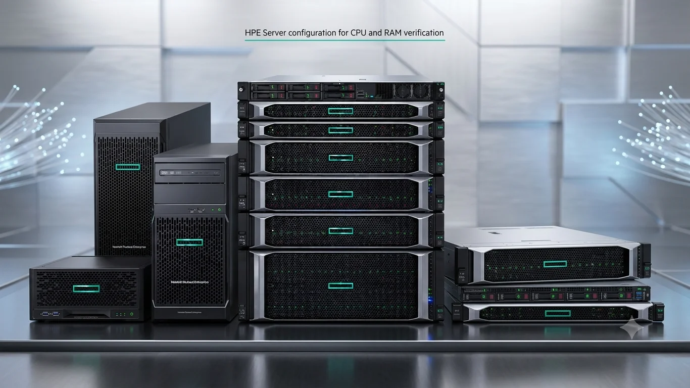 Cách Kiểm Tra Cấu Hình Khi Mua Thanh Lý Server HPE Giá Rẻ Đánh giá phần cứng và khả năng nâng cấp của máy chủ HPE thanh lý