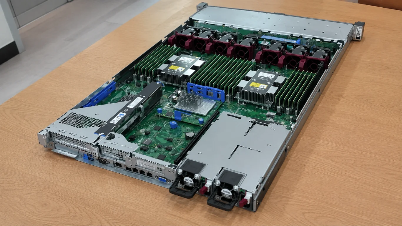 Hệ thống HPE DL360 rack 1U tối ưu không gian trung tâm dữ liệu