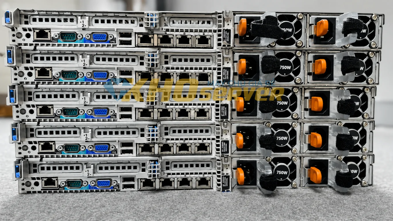Máy chủ Dell R620 tối ưu chi phí đầu tư nhờ hiệu năng tốt và nguồn linh kiện thay thế dồi dào