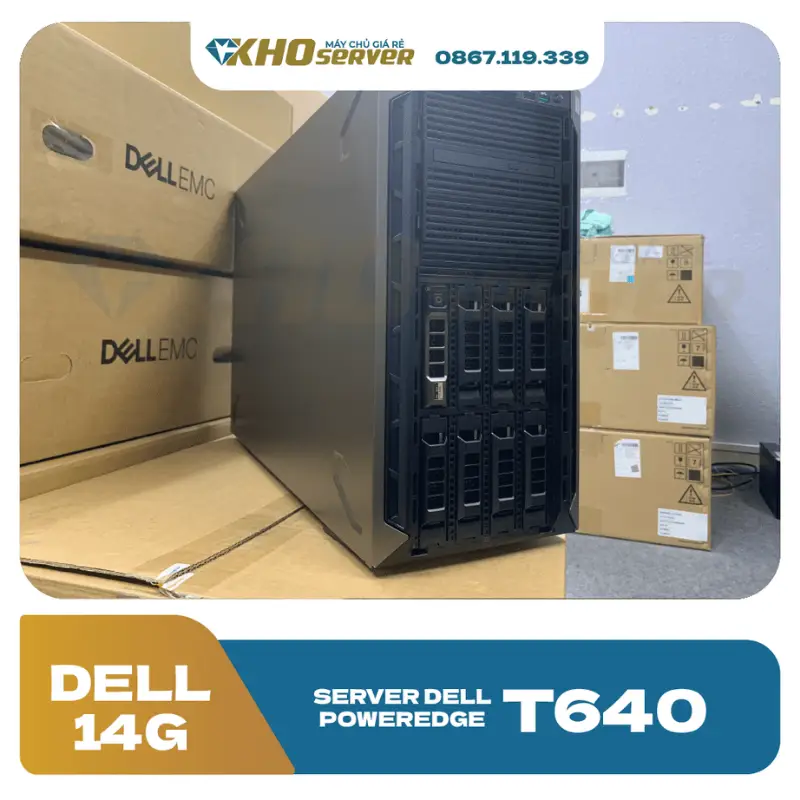Khả năng nâng cấp RAM và ổ cứng trên server Dell T640 cũ Khả năng nâng cấp RAM và ổ cứng trên server Dell T640 cũ