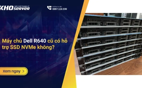 Máy chủ Dell R640 cũ có hỗ trợ SSD NVMe không?