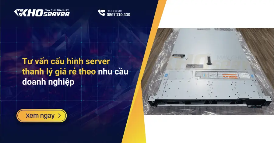 Review Dell R440 cũ khi triển khai VMware cho doanh nghiệp