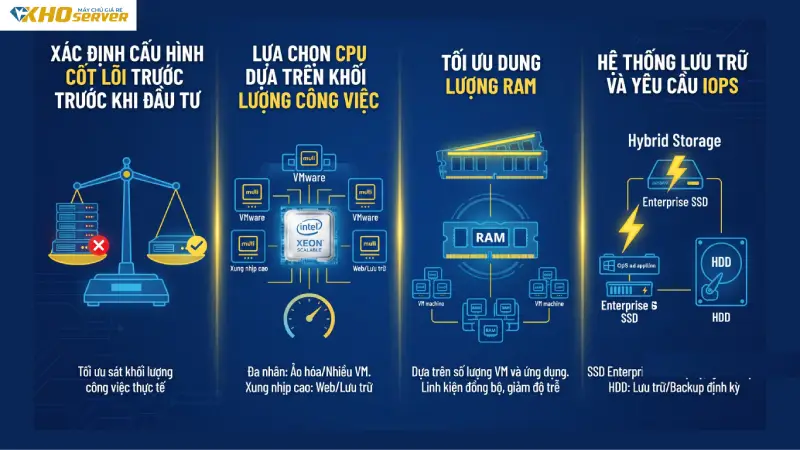 Tư vấn cấu hình server thanh lý giá rẻ theo nhu cầu doanh nghiệp