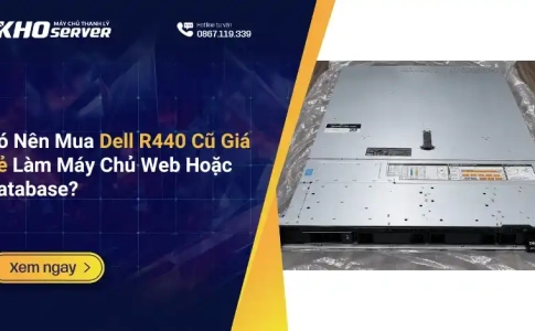 Có Nên Mua Dell R440 Cũ Giá Rẻ Làm Máy Chủ Web Hoặc Database