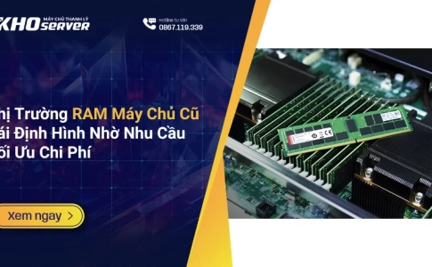 Thị Trường RAM Máy Chủ Cũ Tái Định Hình Nhờ Nhu Cầu Tối Ưu Chi Phí