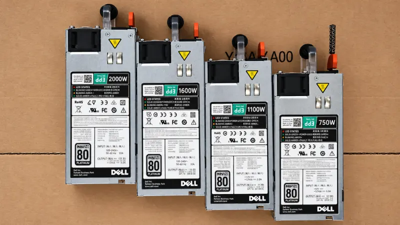 Tối Ưu Chi Phí Hệ Thống Cùng Nguồn Server Cũ Kiểm tra công suất và tình trạng nguồn trước khi sử dụng